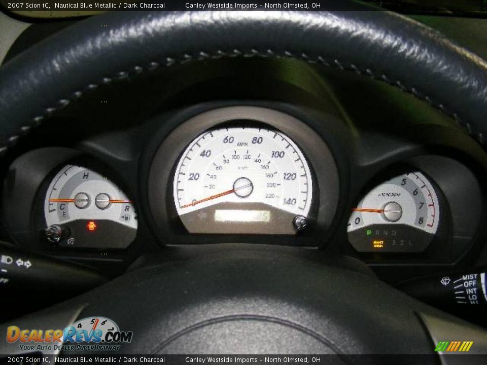 2007 Scion tC Nautical Blue Metallic / Dark Charcoal Photo #16