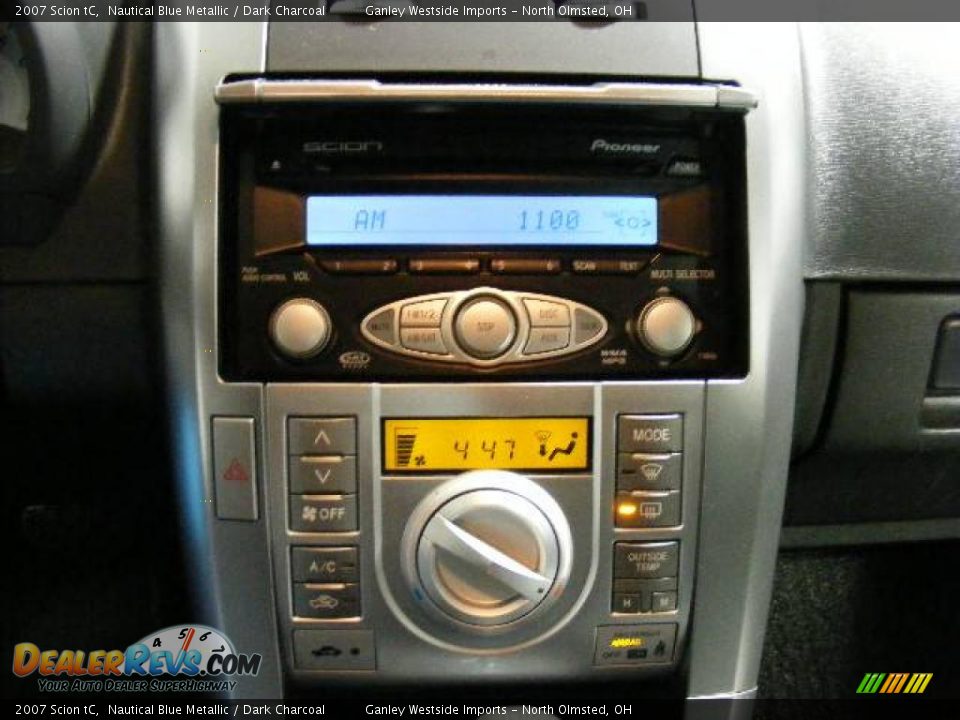 2007 Scion tC Nautical Blue Metallic / Dark Charcoal Photo #18