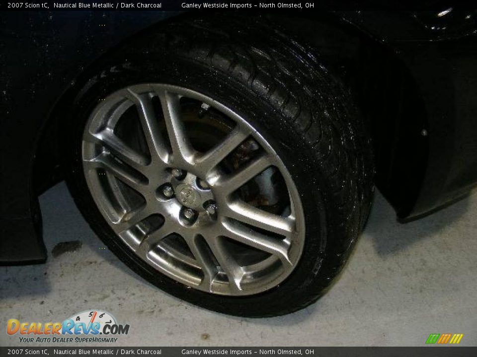 2007 Scion tC Nautical Blue Metallic / Dark Charcoal Photo #21
