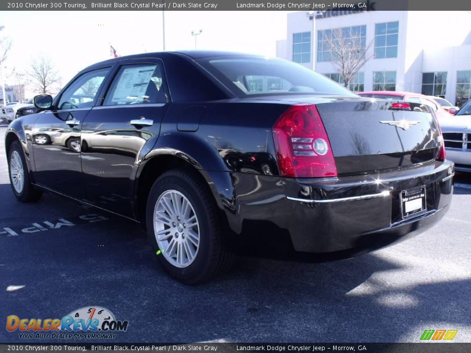 2010 Chrysler 300 Touring Brilliant Black Crystal Pearl / Dark Slate Gray Photo #2