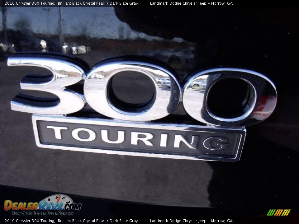 2010 Chrysler 300 Touring Brilliant Black Crystal Pearl / Dark Slate Gray Photo #8