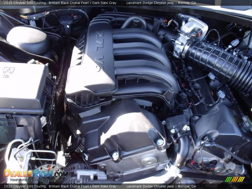 2010 Chrysler 300 Touring Brilliant Black Crystal Pearl / Dark Slate Gray Photo #13