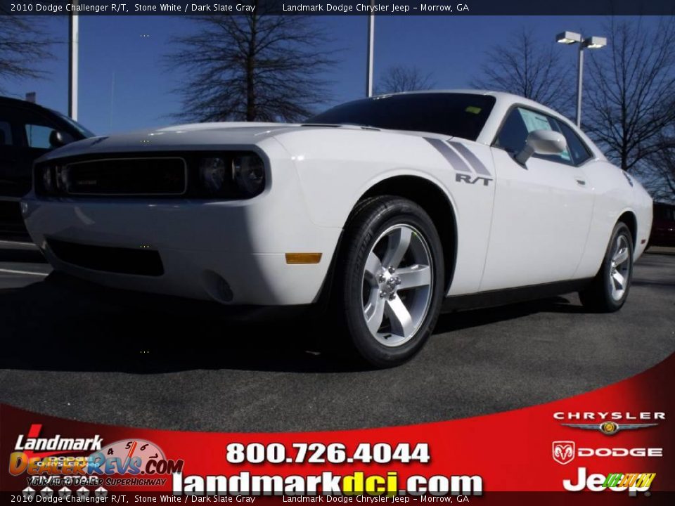 2010 Dodge Challenger R/T Stone White / Dark Slate Gray Photo #1