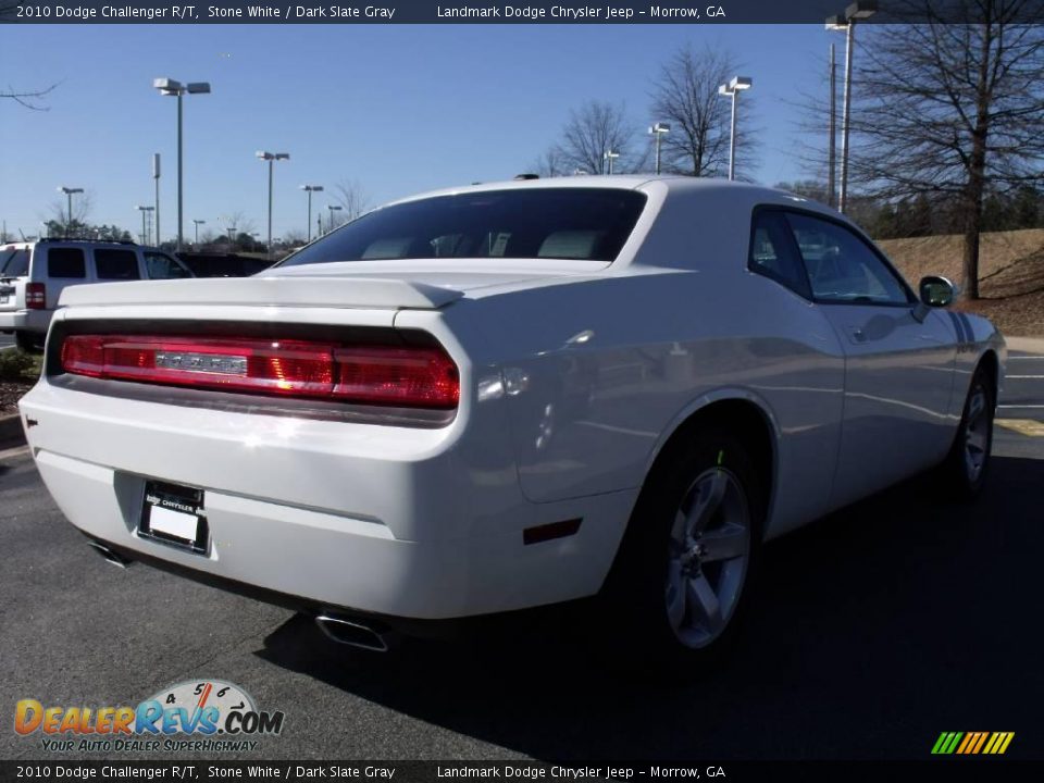 2010 Dodge Challenger R/T Stone White / Dark Slate Gray Photo #3
