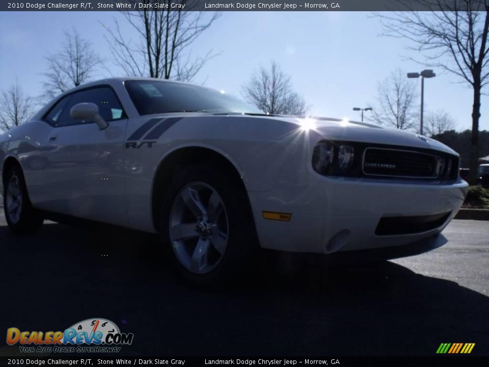2010 Dodge Challenger R/T Stone White / Dark Slate Gray Photo #4