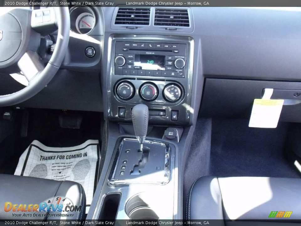 2010 Dodge Challenger R/T Stone White / Dark Slate Gray Photo #9