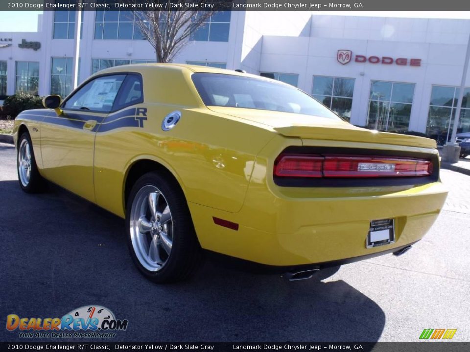 2010 Dodge Challenger R/T Classic Detonator Yellow / Dark Slate Gray Photo #2