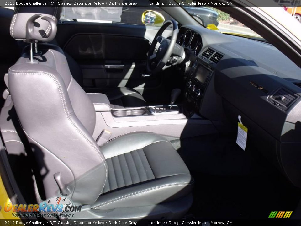 2010 Dodge Challenger R/T Classic Detonator Yellow / Dark Slate Gray Photo #8
