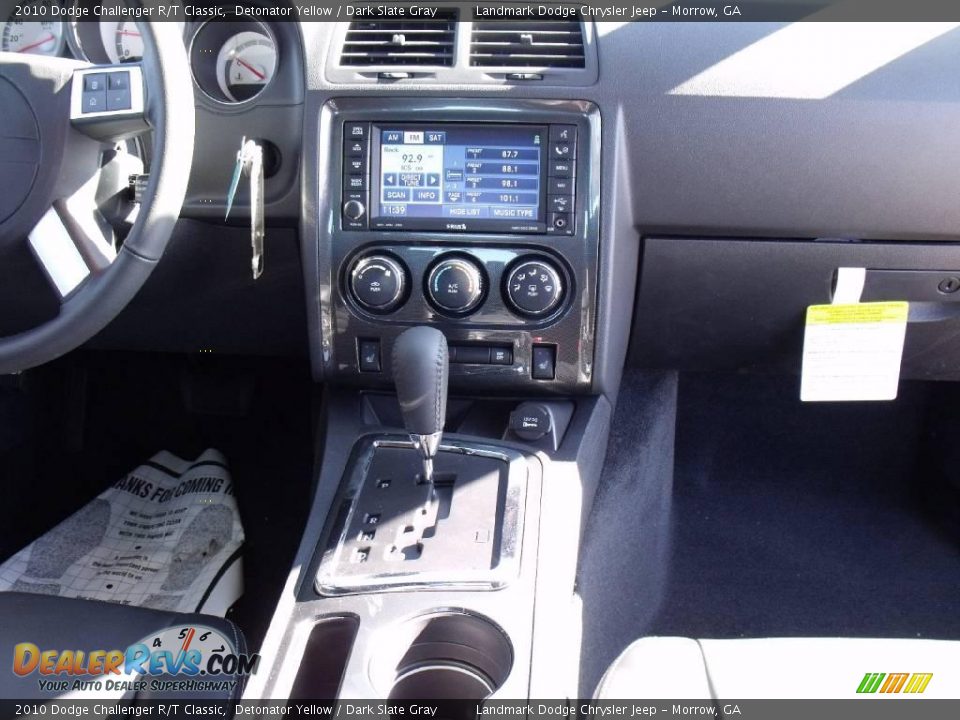 2010 Dodge Challenger R/T Classic Detonator Yellow / Dark Slate Gray Photo #10