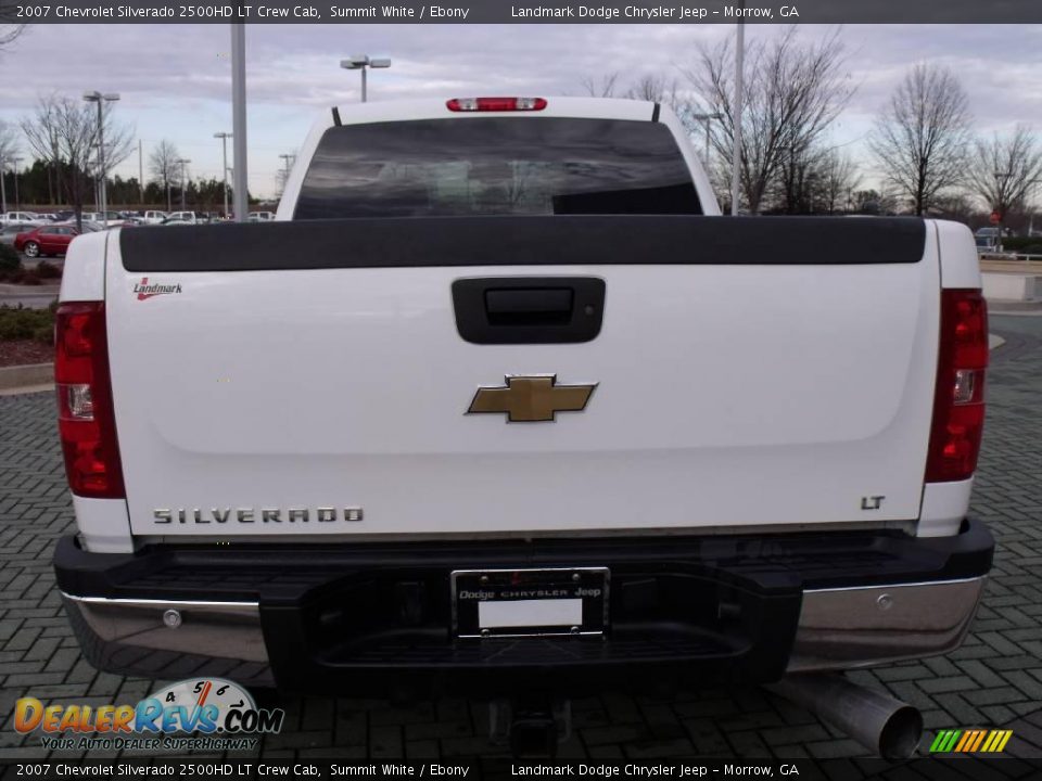 2007 Chevrolet Silverado 2500HD LT Crew Cab Summit White / Ebony Photo #4