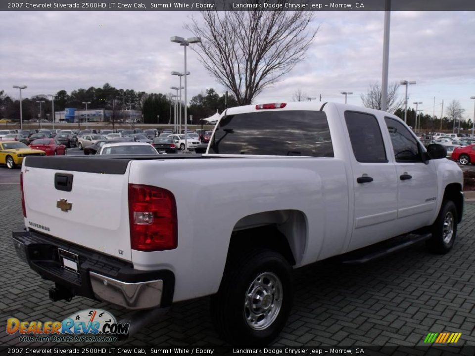 2007 Chevrolet Silverado 2500HD LT Crew Cab Summit White / Ebony Photo #5