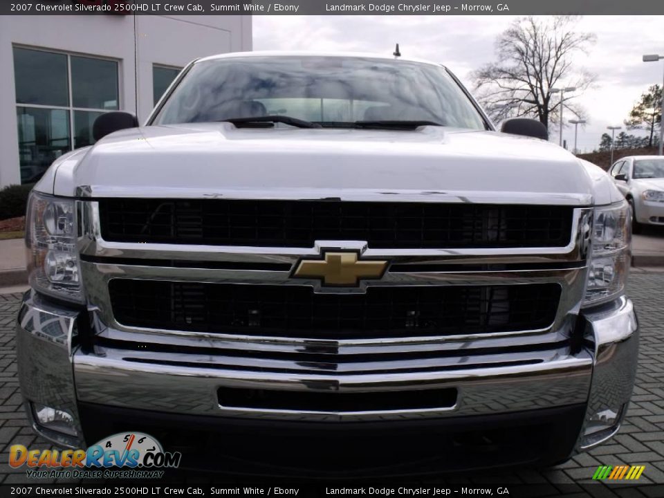 2007 Chevrolet Silverado 2500HD LT Crew Cab Summit White / Ebony Photo #8