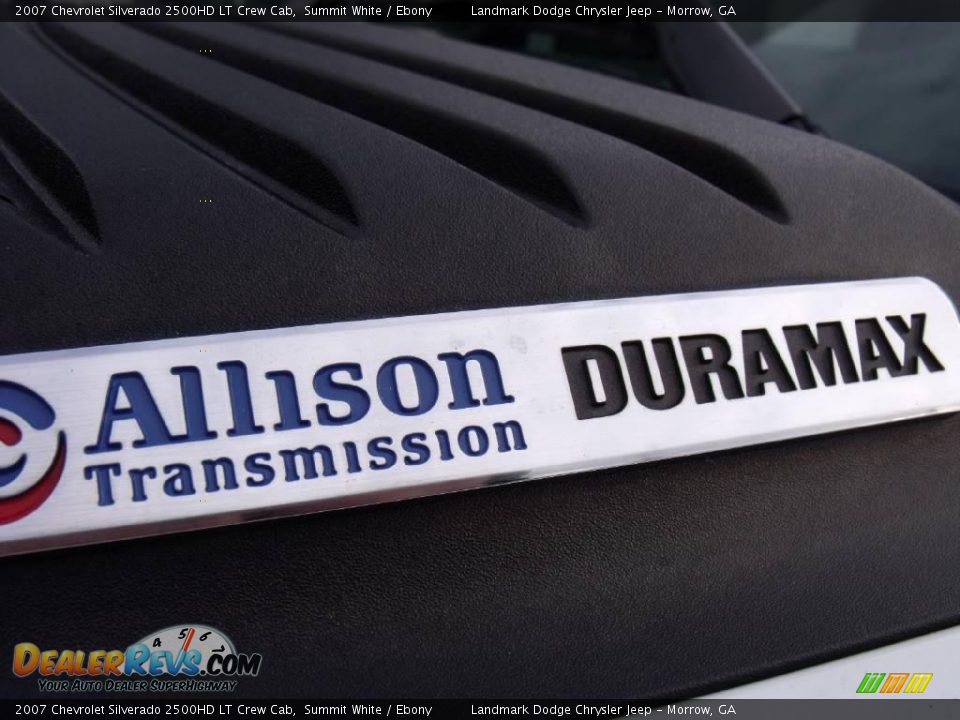 2007 Chevrolet Silverado 2500HD LT Crew Cab Summit White / Ebony Photo #10