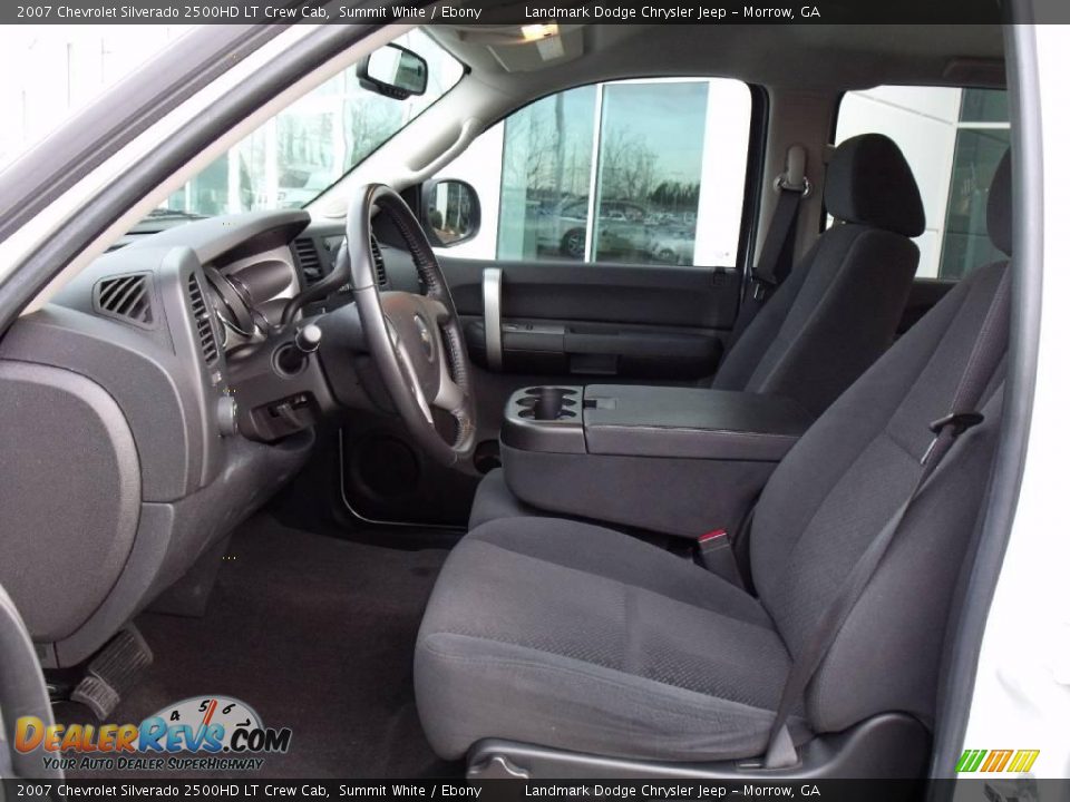 2007 Chevrolet Silverado 2500HD LT Crew Cab Summit White / Ebony Photo #12