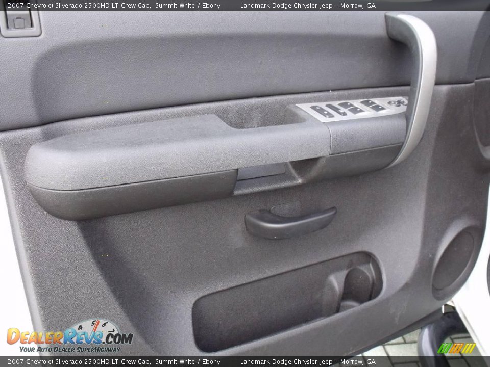 2007 Chevrolet Silverado 2500HD LT Crew Cab Summit White / Ebony Photo #13