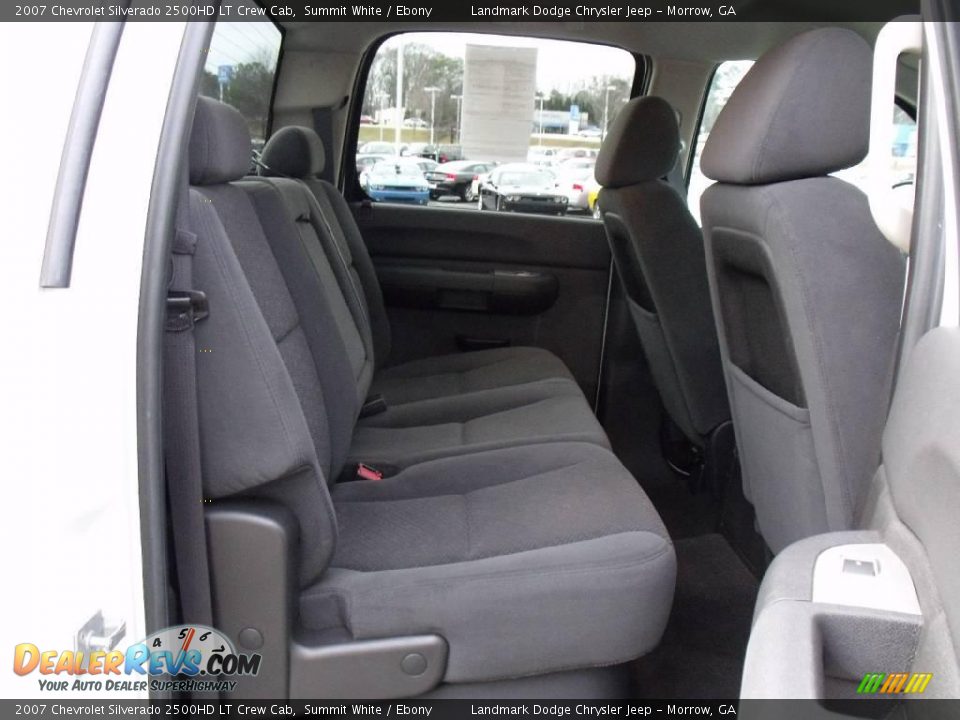 2007 Chevrolet Silverado 2500HD LT Crew Cab Summit White / Ebony Photo #18
