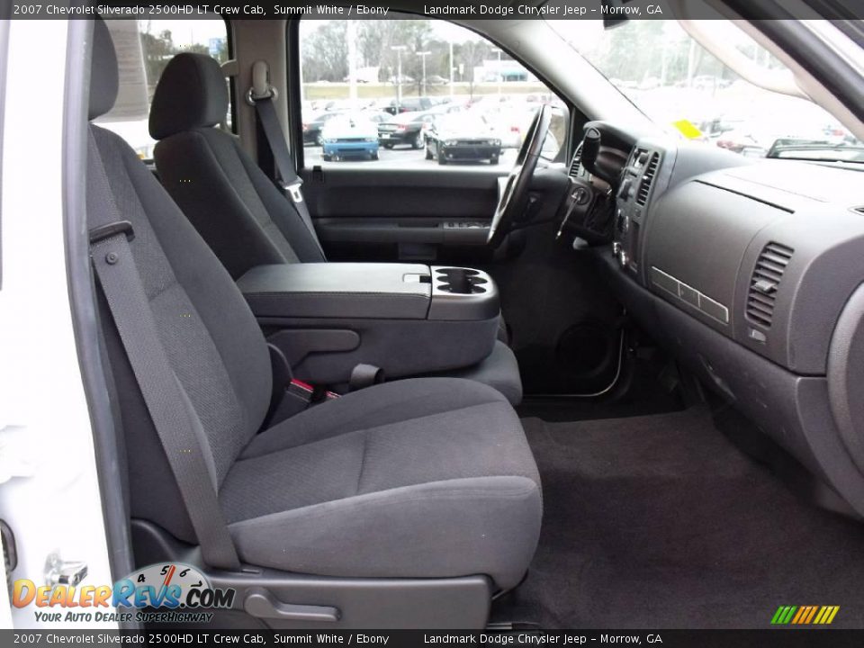 2007 Chevrolet Silverado 2500HD LT Crew Cab Summit White / Ebony Photo #20