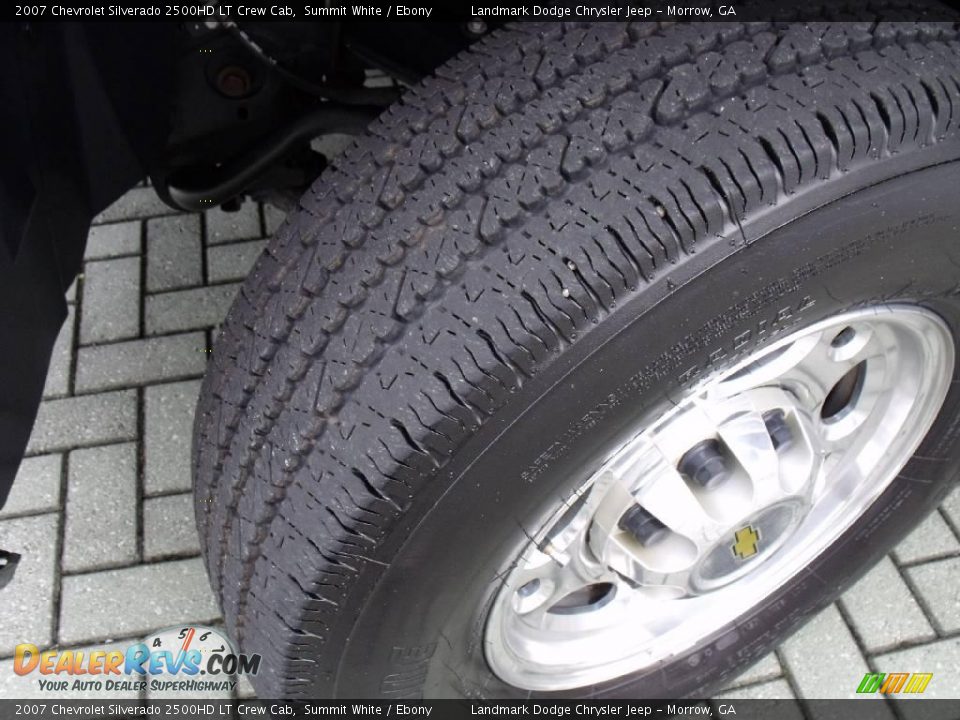 2007 Chevrolet Silverado 2500HD LT Crew Cab Summit White / Ebony Photo #31