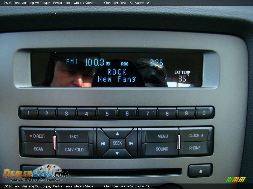 2010 Ford Mustang V6 Coupe Performance White / Stone Photo #17