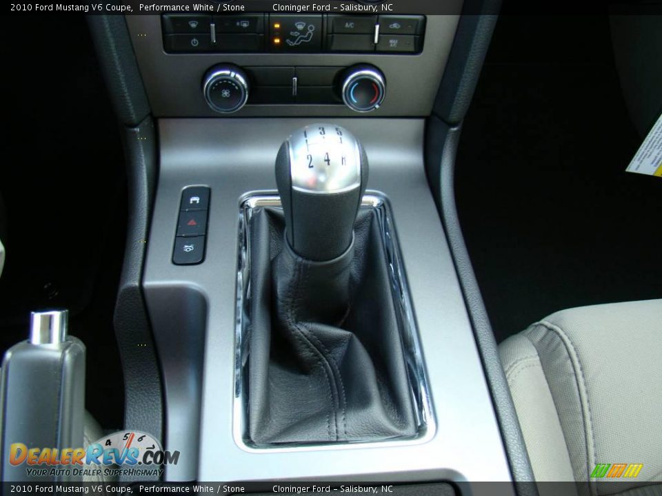 2010 Ford Mustang V6 Coupe Performance White / Stone Photo #19