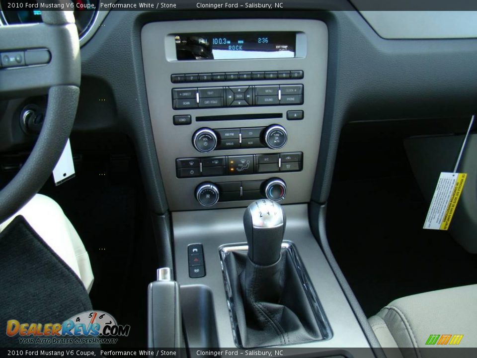 2010 Ford Mustang V6 Coupe Performance White / Stone Photo #20