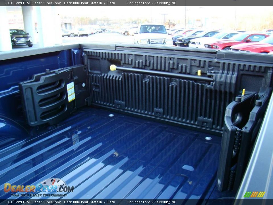2010 Ford F150 Lariat SuperCrew Dark Blue Pearl Metallic / Black Photo #10