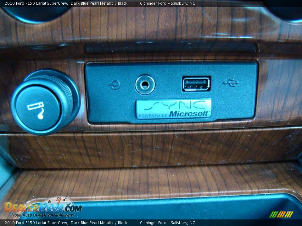 2010 Ford F150 Lariat SuperCrew Dark Blue Pearl Metallic / Black Photo #25