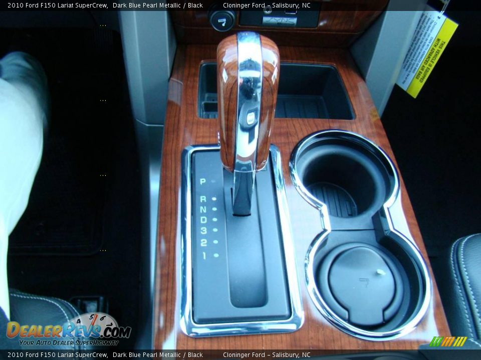 2010 Ford F150 Lariat SuperCrew Dark Blue Pearl Metallic / Black Photo #26
