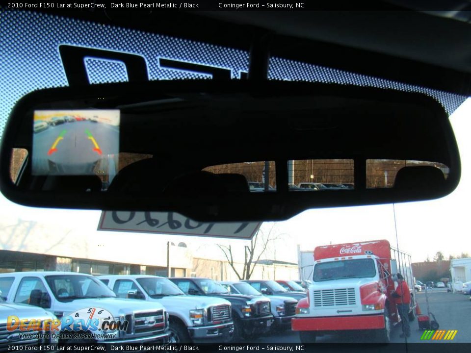 2010 Ford F150 Lariat SuperCrew Dark Blue Pearl Metallic / Black Photo #27