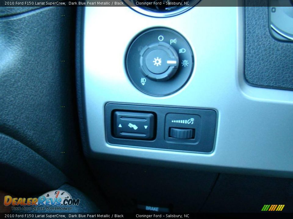 2010 Ford F150 Lariat SuperCrew Dark Blue Pearl Metallic / Black Photo #30