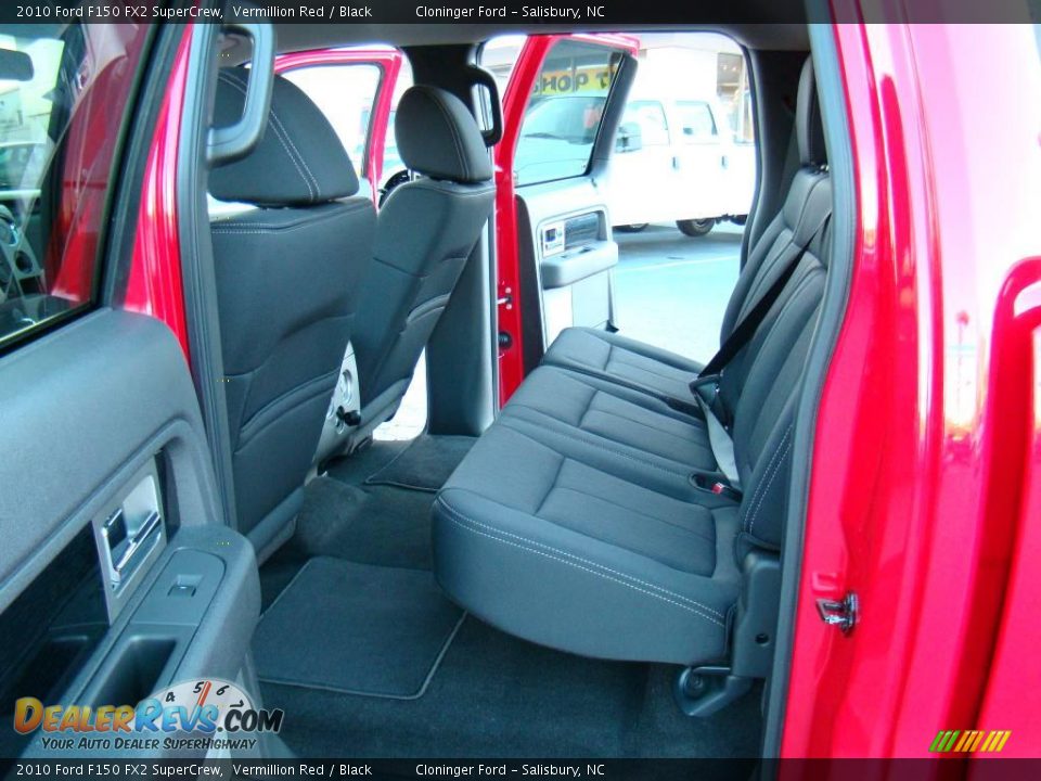 2010 Ford F150 FX2 SuperCrew Vermillion Red / Black Photo #9