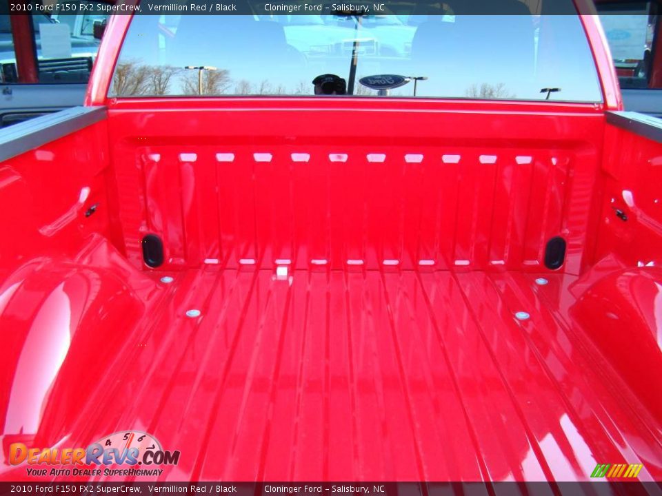 2010 Ford F150 FX2 SuperCrew Vermillion Red / Black Photo #10