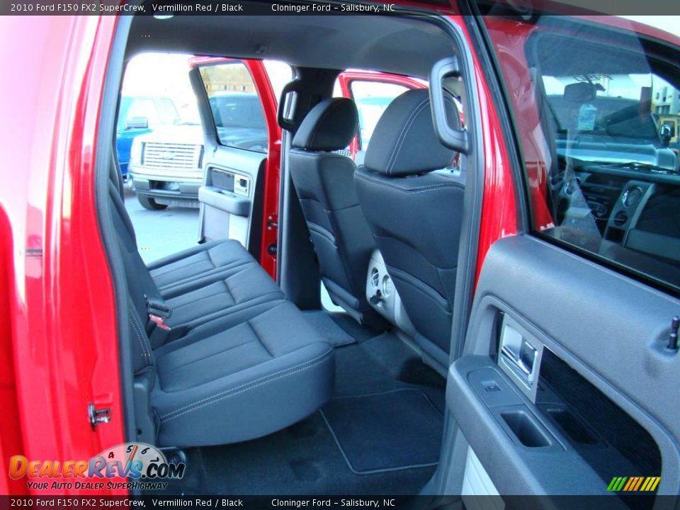 2010 Ford F150 FX2 SuperCrew Vermillion Red / Black Photo #11