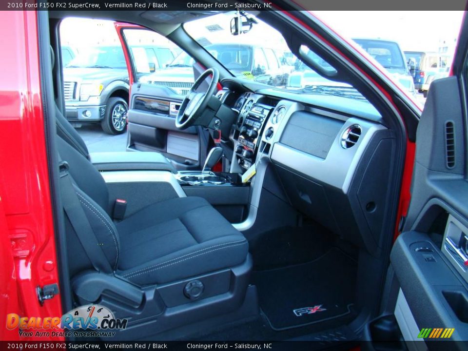 2010 Ford F150 FX2 SuperCrew Vermillion Red / Black Photo #12