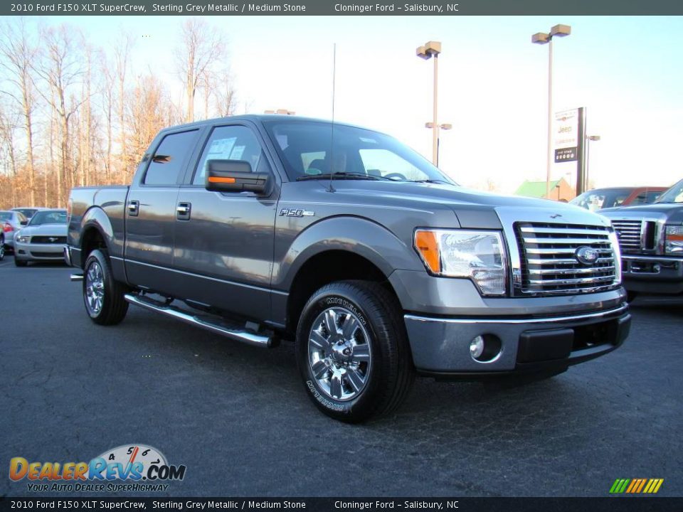 2010 Ford F150 XLT SuperCrew Sterling Grey Metallic / Medium Stone Photo #1