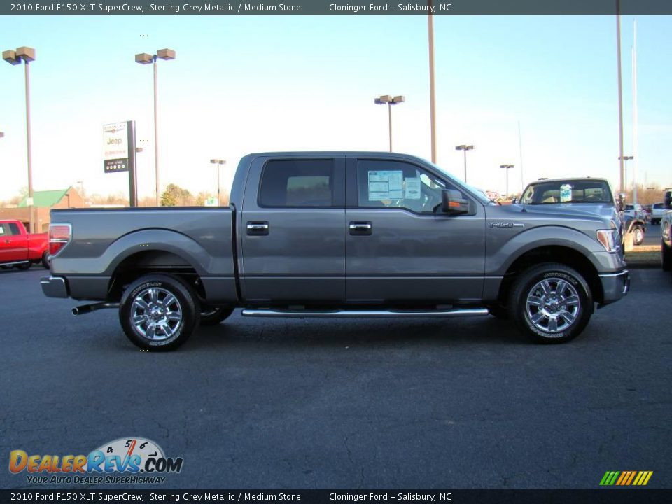 2010 Ford F150 XLT SuperCrew Sterling Grey Metallic / Medium Stone Photo #2