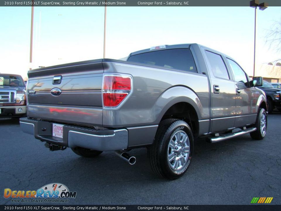 2010 Ford F150 XLT SuperCrew Sterling Grey Metallic / Medium Stone Photo #3