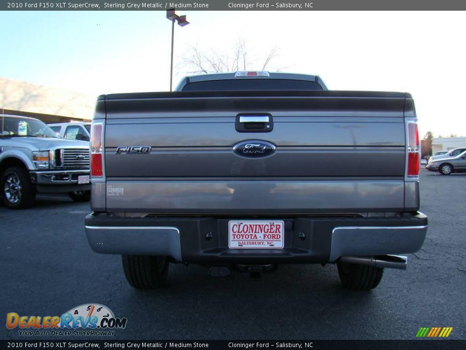 2010 Ford F150 XLT SuperCrew Sterling Grey Metallic / Medium Stone Photo #4