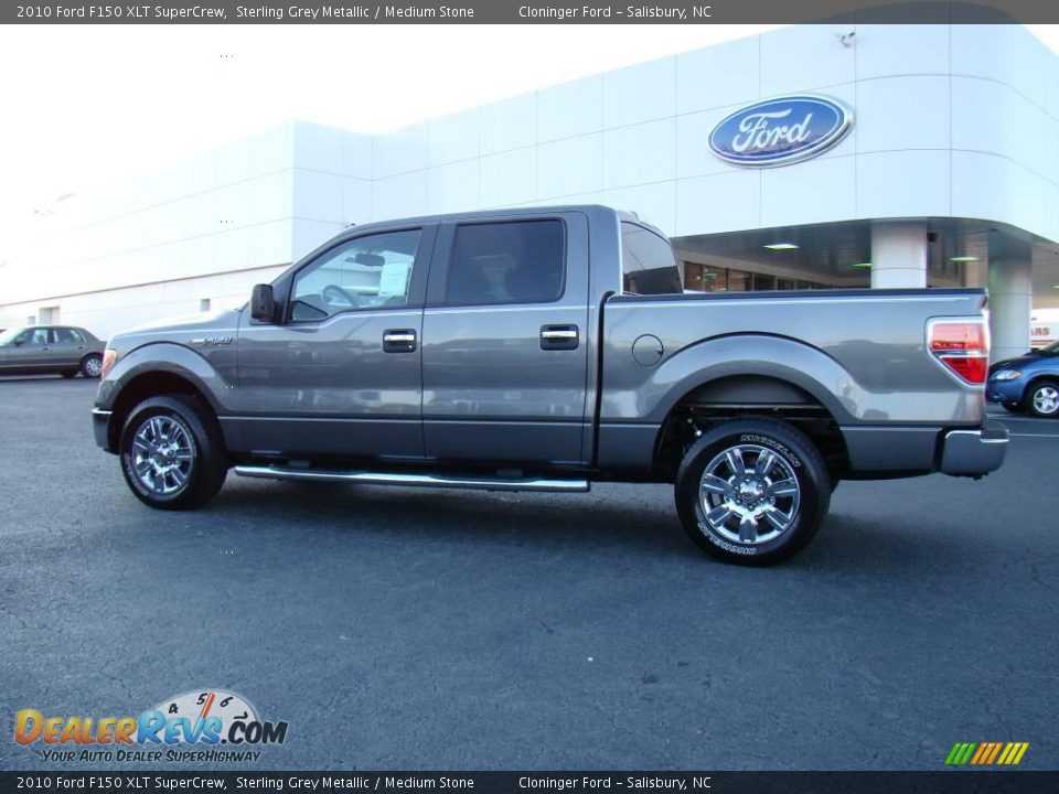 2010 Ford F150 XLT SuperCrew Sterling Grey Metallic / Medium Stone Photo #5