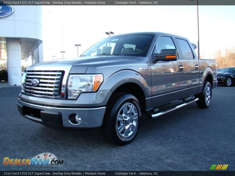 2010 Ford F150 XLT SuperCrew Sterling Grey Metallic / Medium Stone Photo #6
