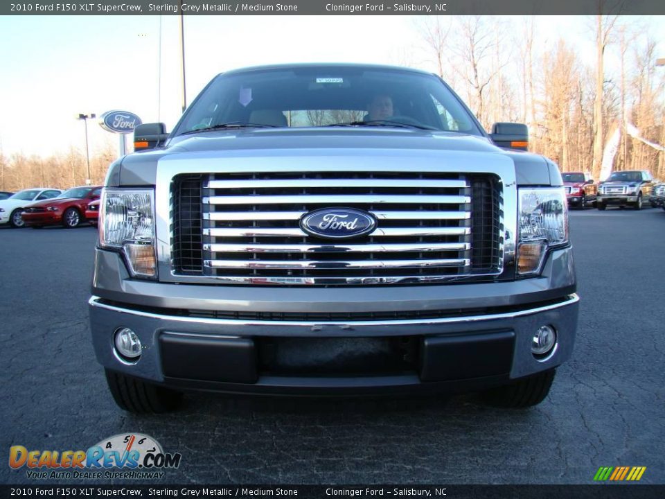 2010 Ford F150 XLT SuperCrew Sterling Grey Metallic / Medium Stone Photo #7