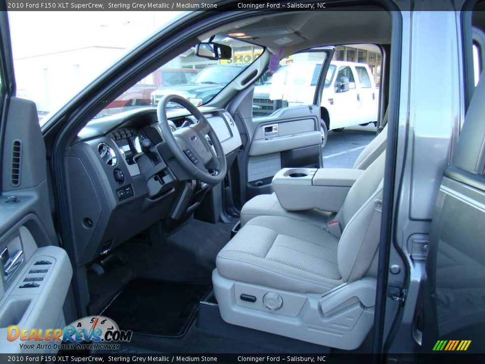 2010 Ford F150 XLT SuperCrew Sterling Grey Metallic / Medium Stone Photo #8
