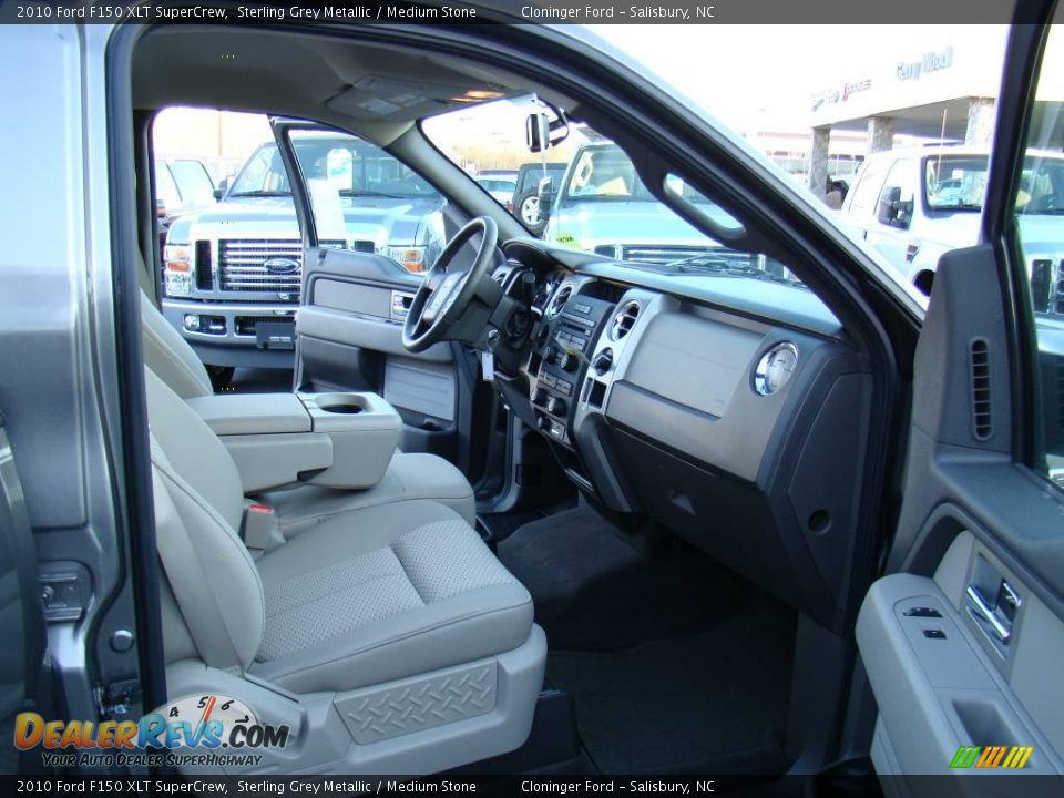 2010 Ford F150 XLT SuperCrew Sterling Grey Metallic / Medium Stone Photo #12