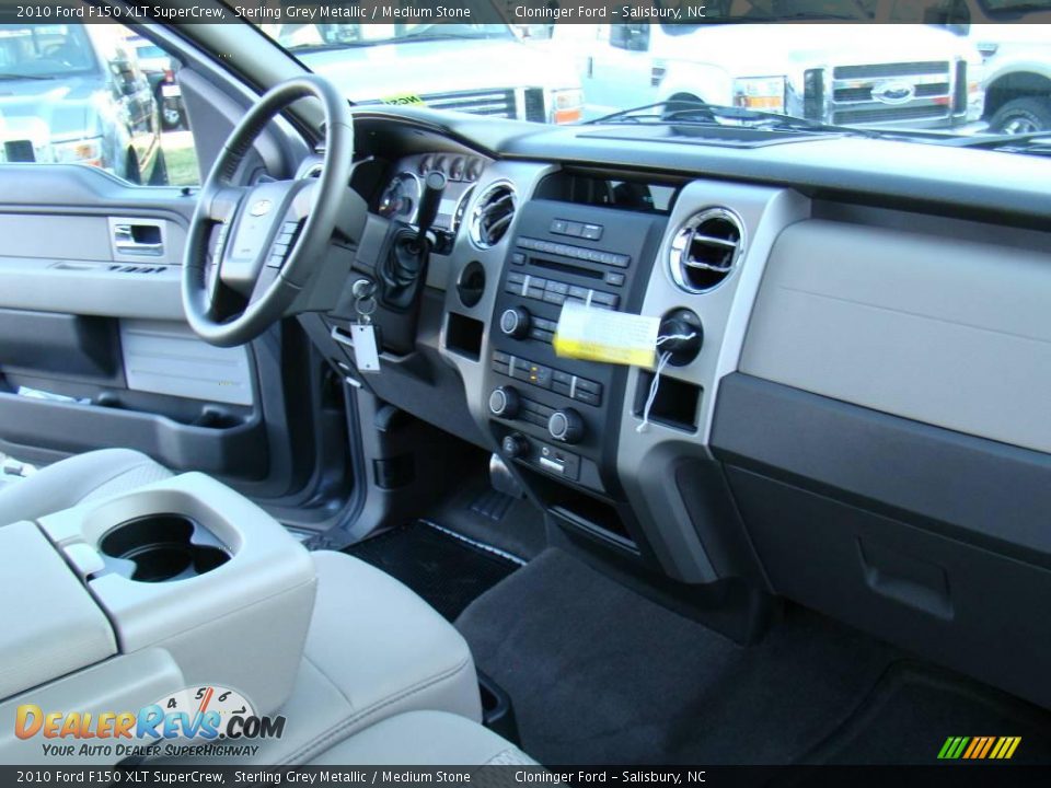 2010 Ford F150 XLT SuperCrew Sterling Grey Metallic / Medium Stone Photo #13