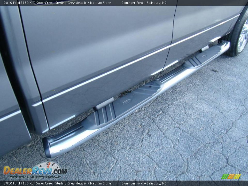 2010 Ford F150 XLT SuperCrew Sterling Grey Metallic / Medium Stone Photo #15