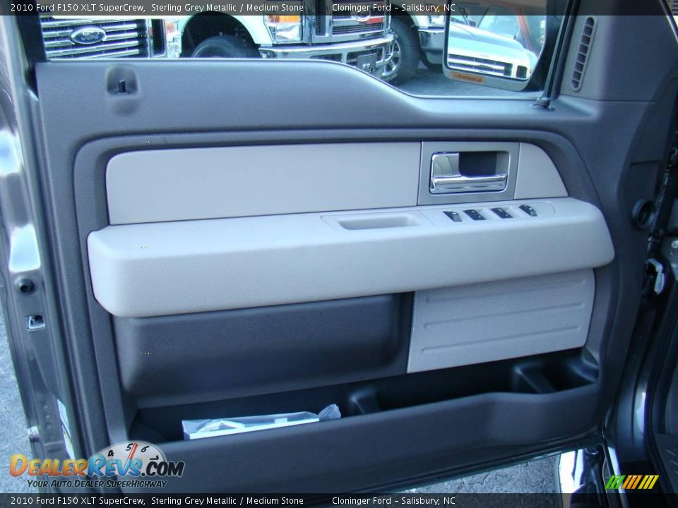 2010 Ford F150 XLT SuperCrew Sterling Grey Metallic / Medium Stone Photo #17