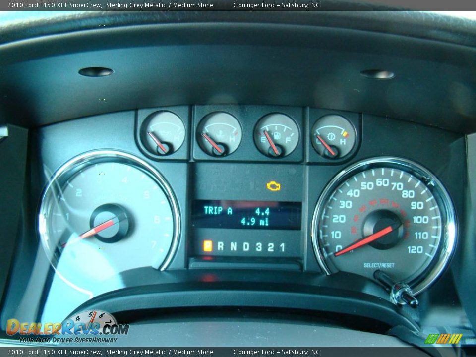 2010 Ford F150 XLT SuperCrew Sterling Grey Metallic / Medium Stone Photo #19