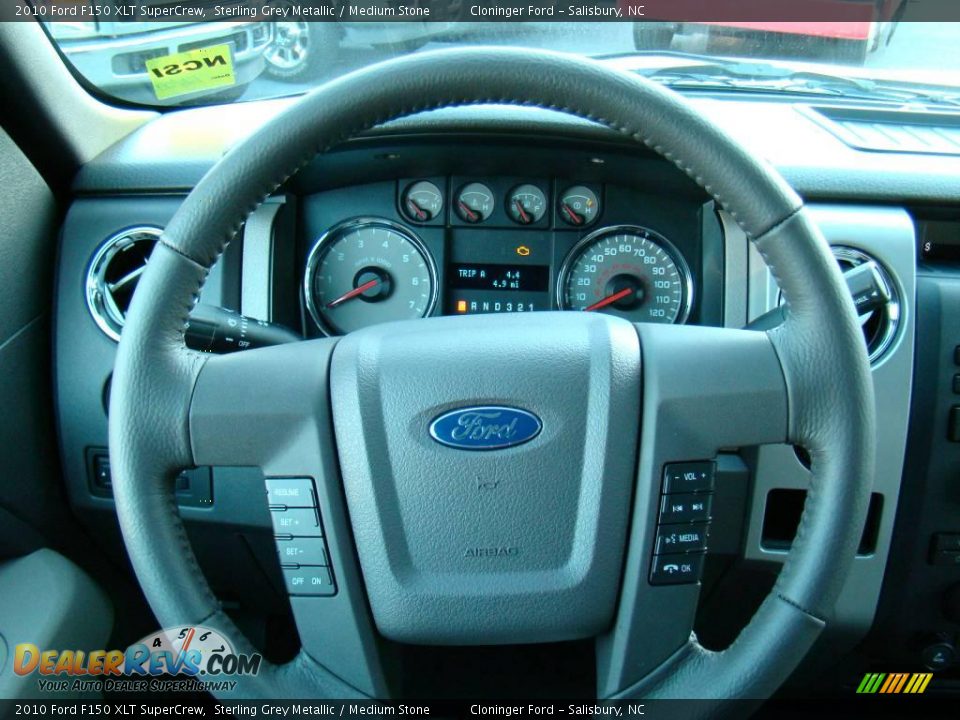 2010 Ford F150 XLT SuperCrew Sterling Grey Metallic / Medium Stone Photo #20