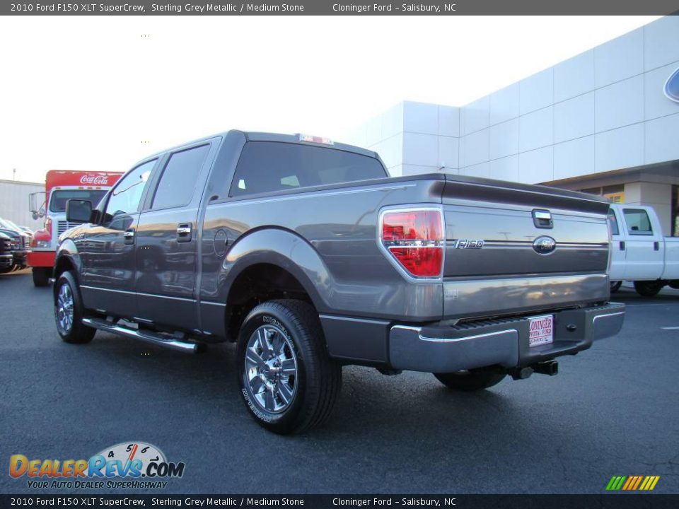 2010 Ford F150 XLT SuperCrew Sterling Grey Metallic / Medium Stone Photo #27
