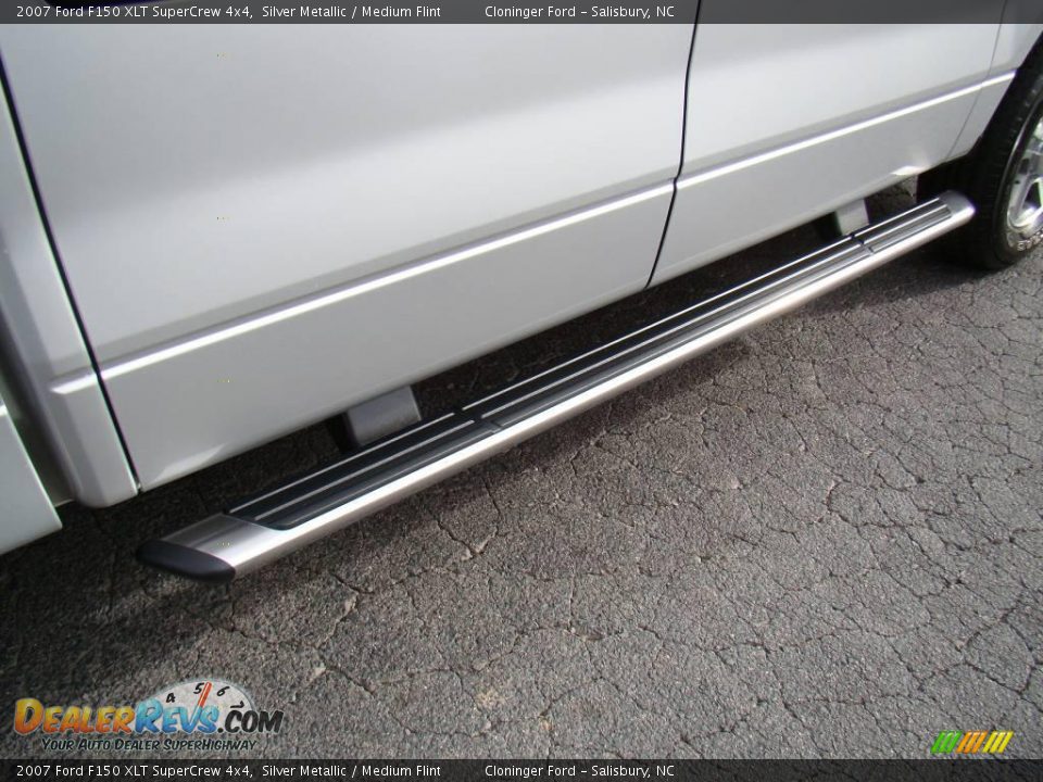 2007 Ford F150 XLT SuperCrew 4x4 Silver Metallic / Medium Flint Photo #14